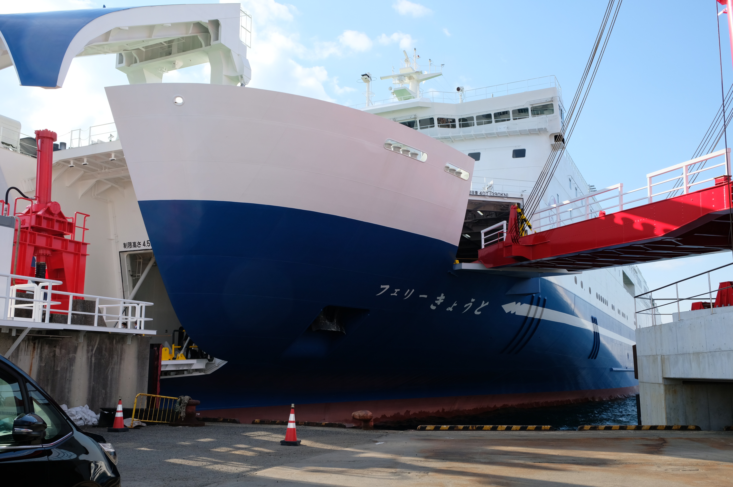 名門大洋フェリー、6年ぶり新造船 「フェリーきょうと」きょう就航