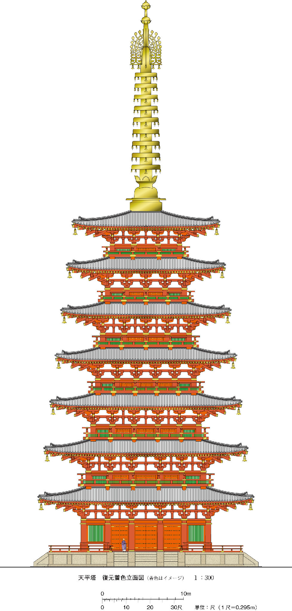 東大寺で焼失「七重塔」、高さ70mの復元案 奈良文化財研が公表 | 日刊