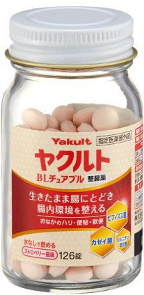 ヤクルト本社／カゼイ菌・ビフィズス菌使用 BLチュアブル整腸薬 | 日刊