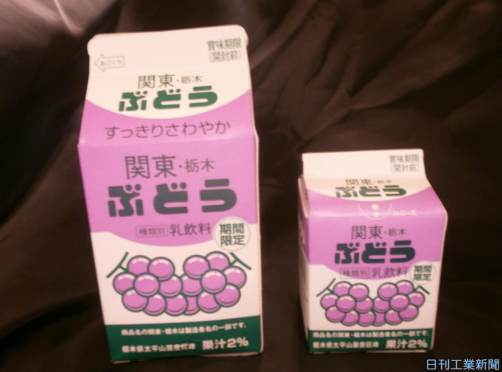 栃木乳業／レモン牛乳姉妹品の夏向き「関東・栃木ぶどう」 | 日刊工業