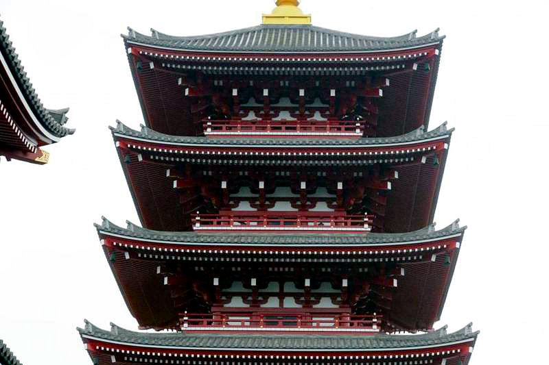 浅草寺五重塔に新日鉄住金製チタン材 保守・修繕の手間省く