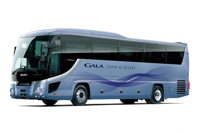 いすゞ、大型観光バス「ガーラ」改良−衝突軽減ブレーキ向上 | 新製品