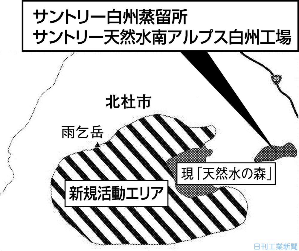 サントリーｈｄ 水源保全活動のエリア拡大 山梨県と連携協定 環境 エネルギー ニュース 日刊工業新聞 電子版