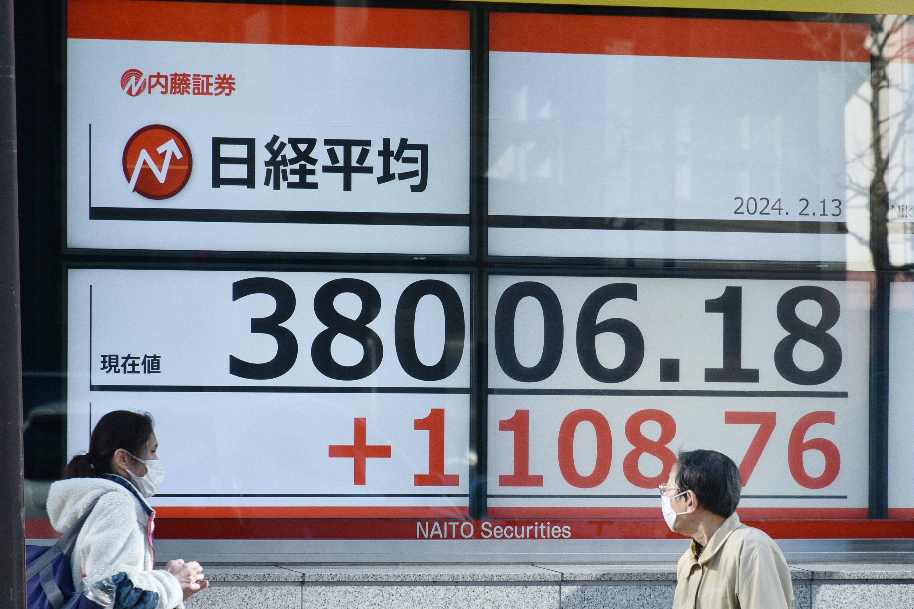 日経平均1000円超上げ 終値3万7963円、34年ぶり | 日刊工業新聞 電子版