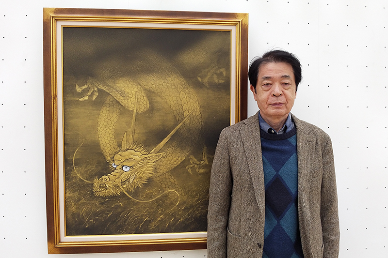 週末は別人／ラインワークス社長・田村修二氏 日本画、筆に思い込めて