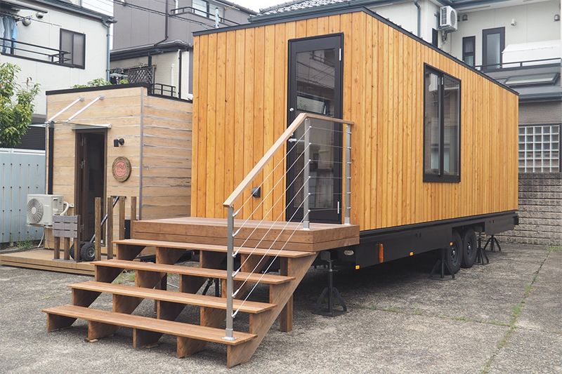 ラジコン　トレーラーハウス詳細①　木造トレーラーハウス ラジコン トレーラーハウス詳細① 木造トレーラーハウス 楽天