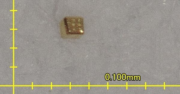 入曽精密とエルグ 100マイクロメートルのサイコロに金メッキ 機械 ニュース 日刊工業新聞 電子版 入曽精密とエルグ 100マイクロメートルのサイコロに金メッキ 機械 ニュース 日刊工業新聞 電子版