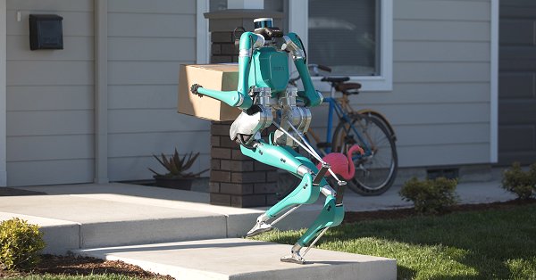 受動二足歩行ロボット（組み立て前） 電子版】米フォード、自動運転車に二足歩行ロボ乗車 玄関まで無人配達